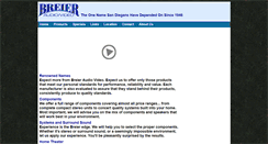 Desktop Screenshot of breieraudio.com